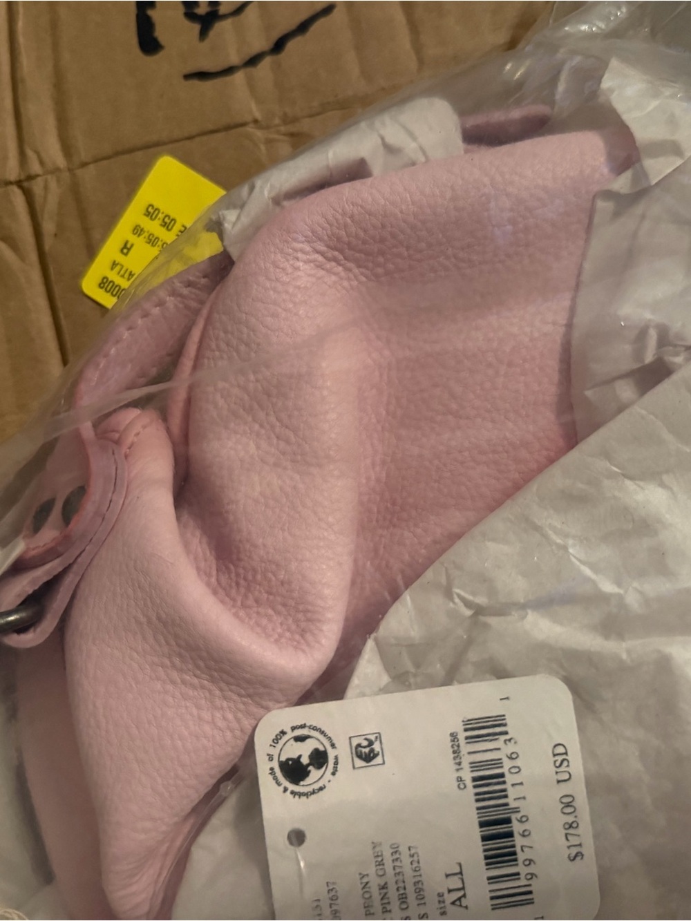NWT Free People WTF Baby Emerson Bag In Peony Pink OMG Beautiful NEW - Picture 7 of 7